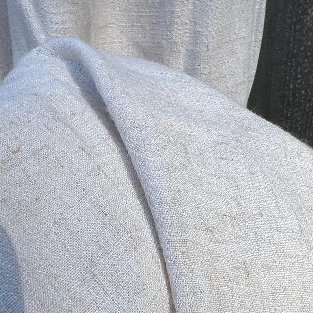 Umgee Light Cream Elastic Waist Pants - Picture 6 of 7